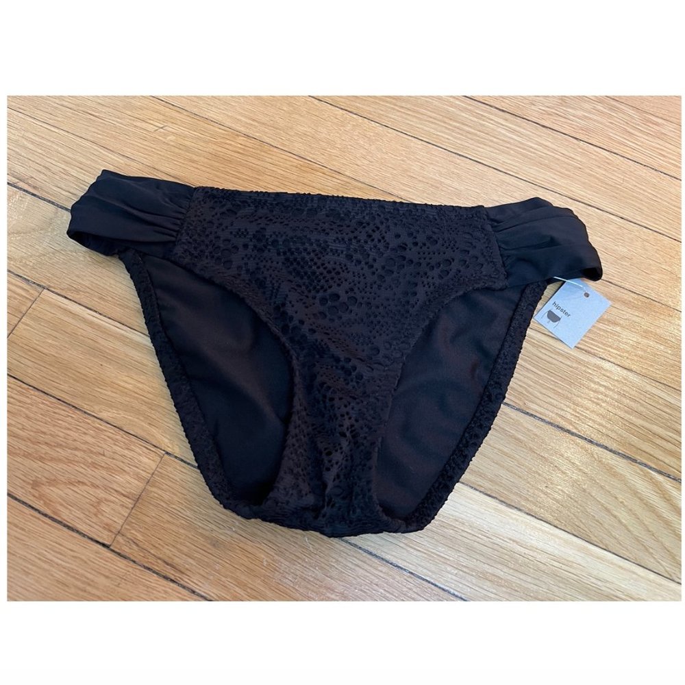 Black Mossimo Crochet Bikini Bottom | Size M